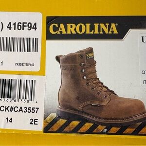 Carolina Men's Installer 8” Steel Toe Waterproof Work Boot - Dark Brown